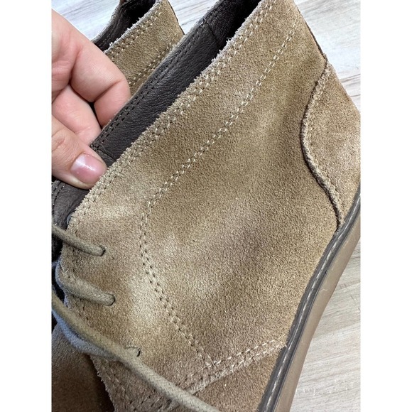 Johnston & Murphy sheepskin tan Chukka boots - Picture 5 of 8